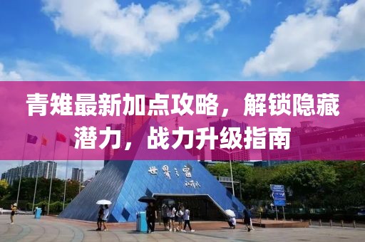 青雉最新加点攻略，解锁隐藏潜力，战力升级指南