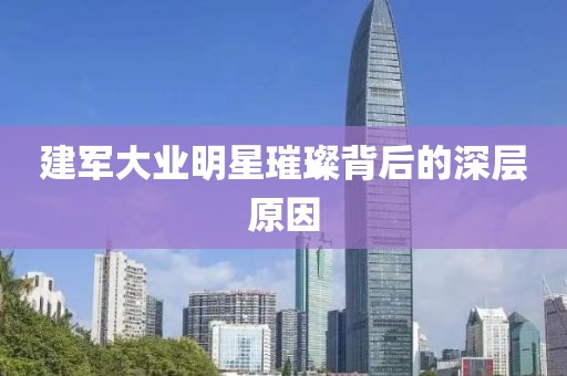 建军大业明星璀璨背后的深层原因