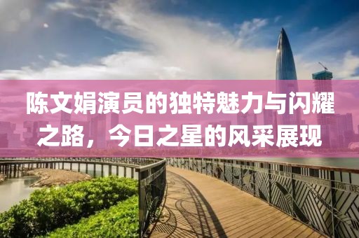 陈文娟演员的独特魅力与闪耀之路，今日之星的风采展现