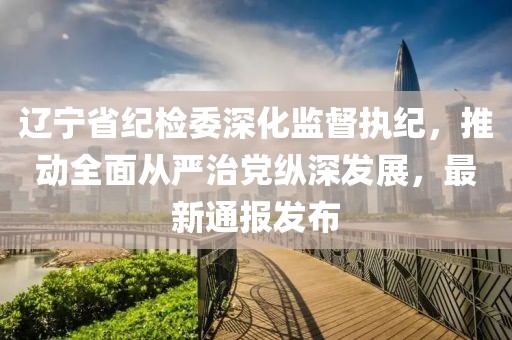 辽宁省纪检委深化监督执纪，推动全面从严治党纵深发展，最新通报发布