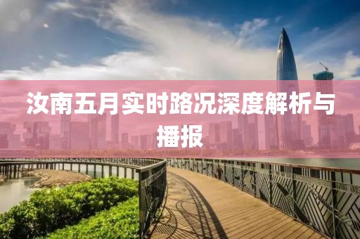 汝南五月实时路况深度解析与播报