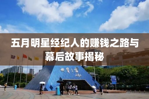 五月明星经纪人的赚钱之路与幕后故事揭秘